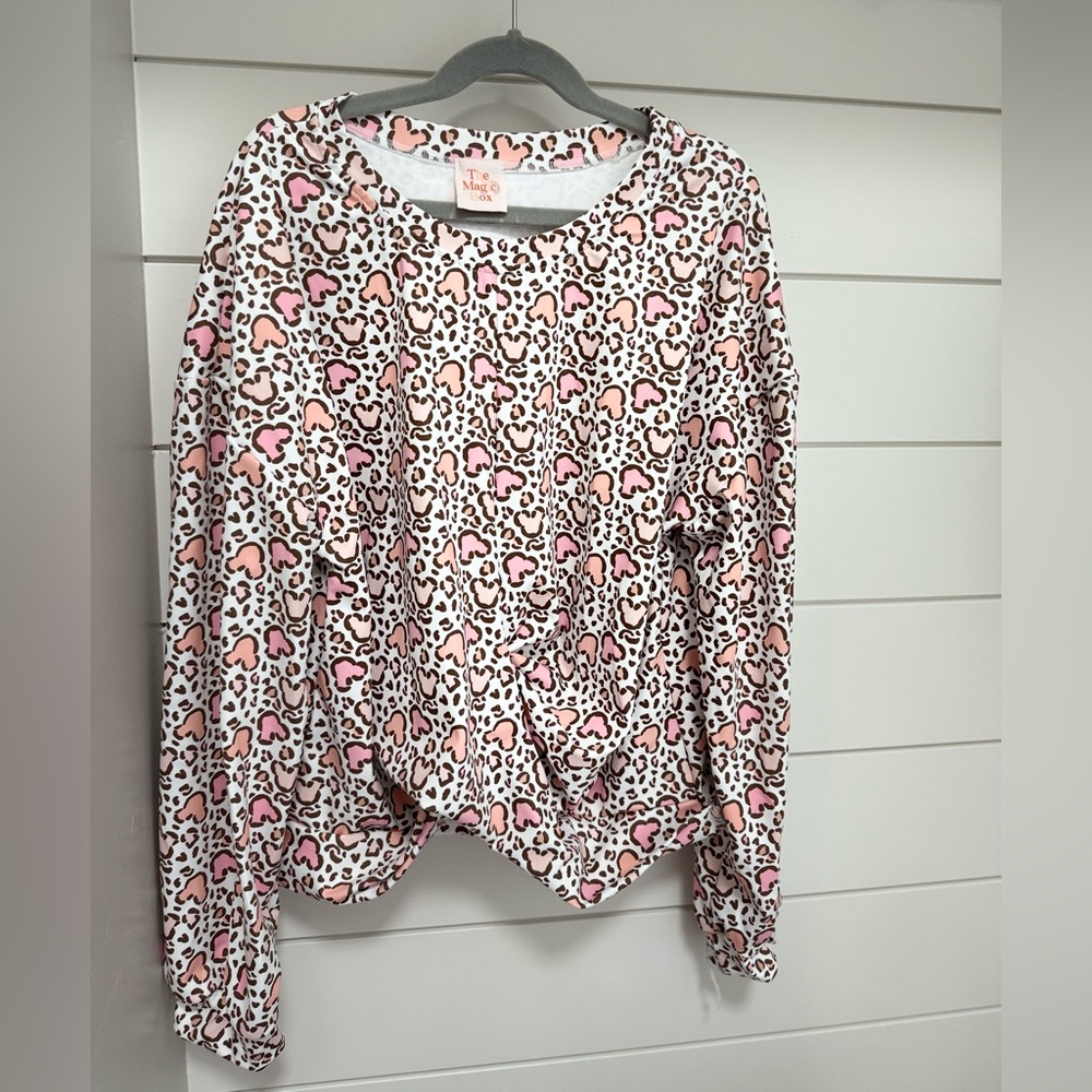 Shop The Magic Box Womens Animal Print Mickey Pullover NWOT